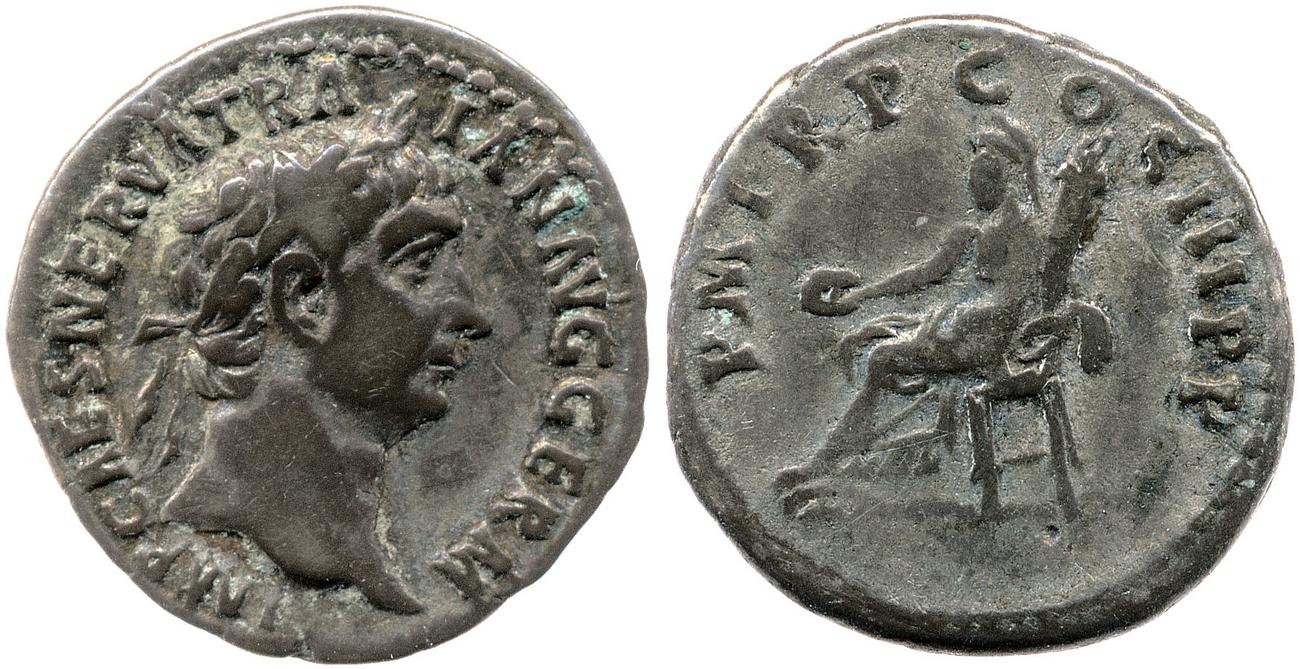 RIC II Trajan 40, аверс, bm