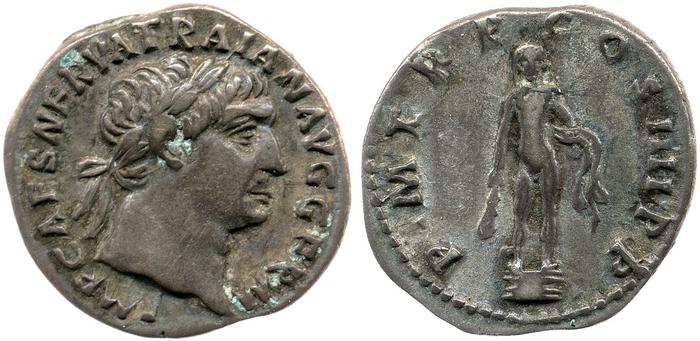 RIC II Trajan 49, реверс, bm