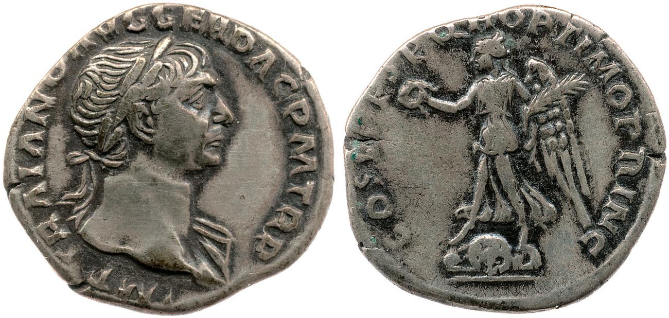 RIC II Trajan 129, аверс, bm