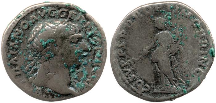 RIC II Trajan 121, реверс, bm