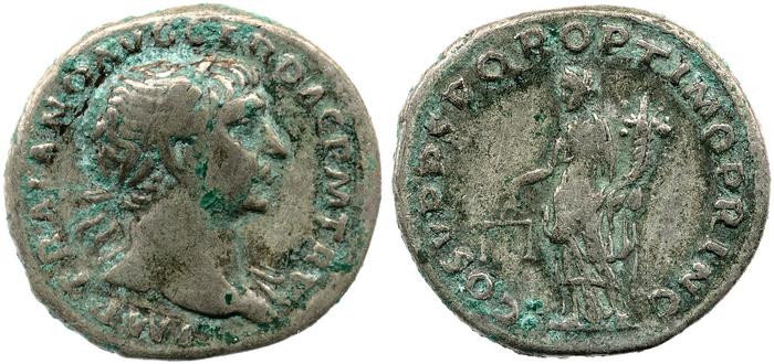 RIC II Trajan 118, реверс, bm