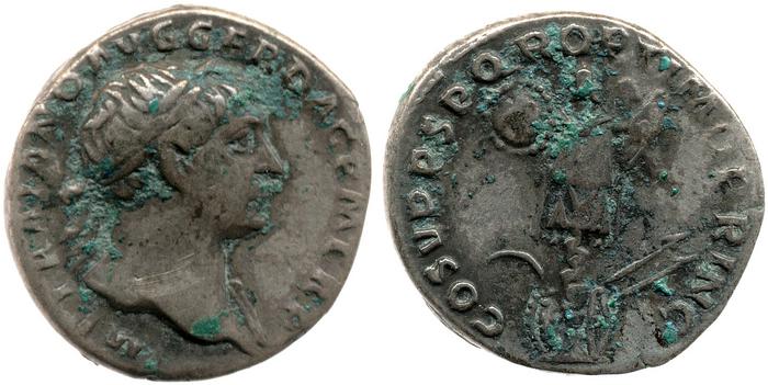RIC II Trajan 147B, реверс, bm