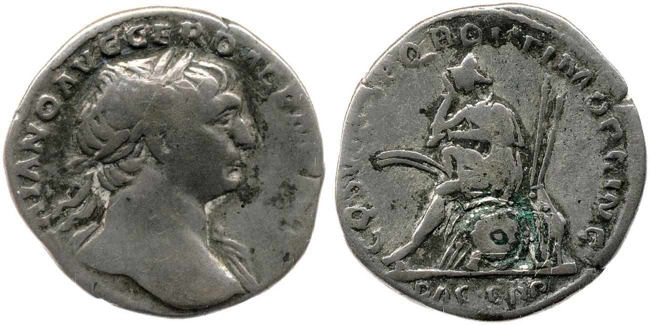 RIC II Trajan 98, аверс, bm