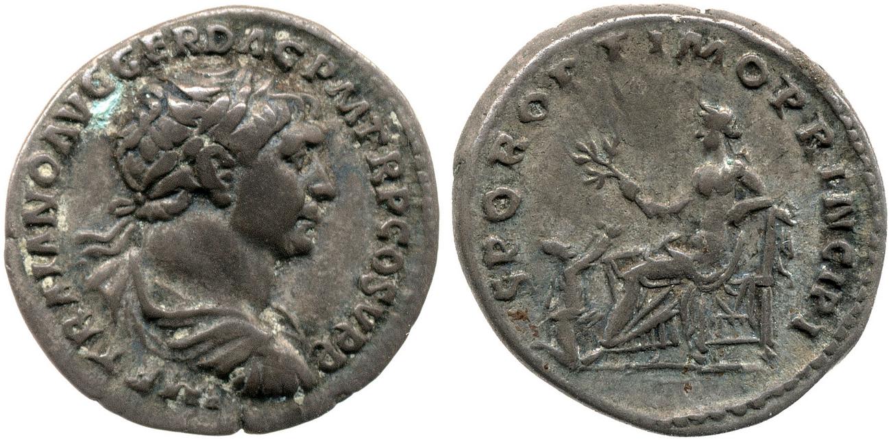 RIC II Trajan 189, аверс, bm