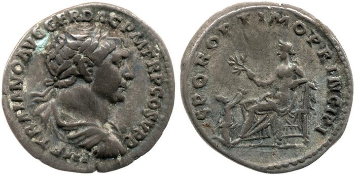 RIC II Trajan 189, реверс, bm