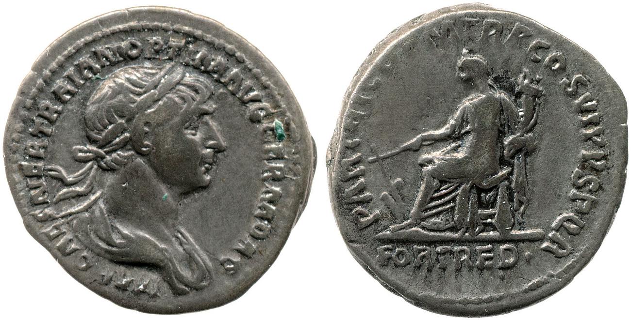RIC II Trajan 315, аверс, bm