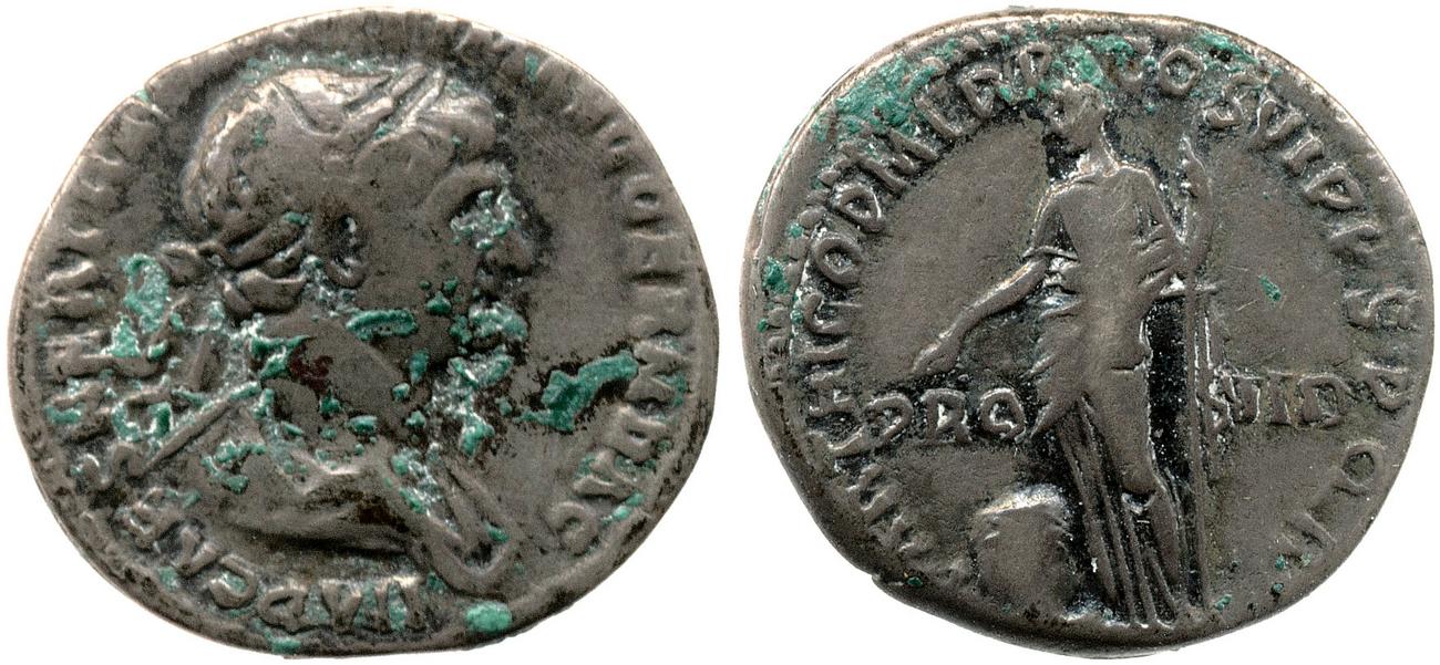 RIC II Trajan 361, аверс, bm