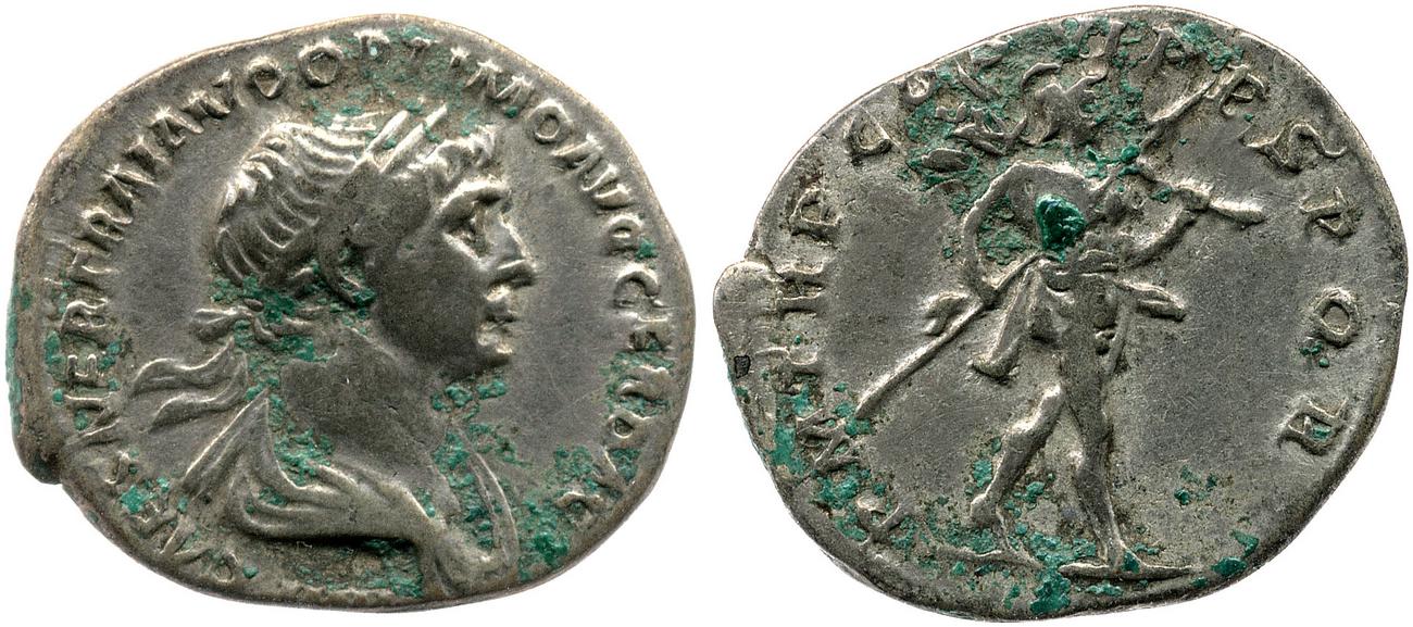 RIC II Trajan 337, аверс, bm