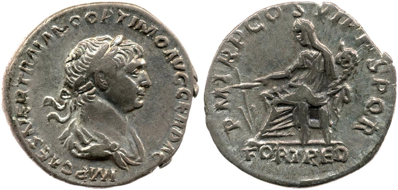 аверс RIC II Trajan 318