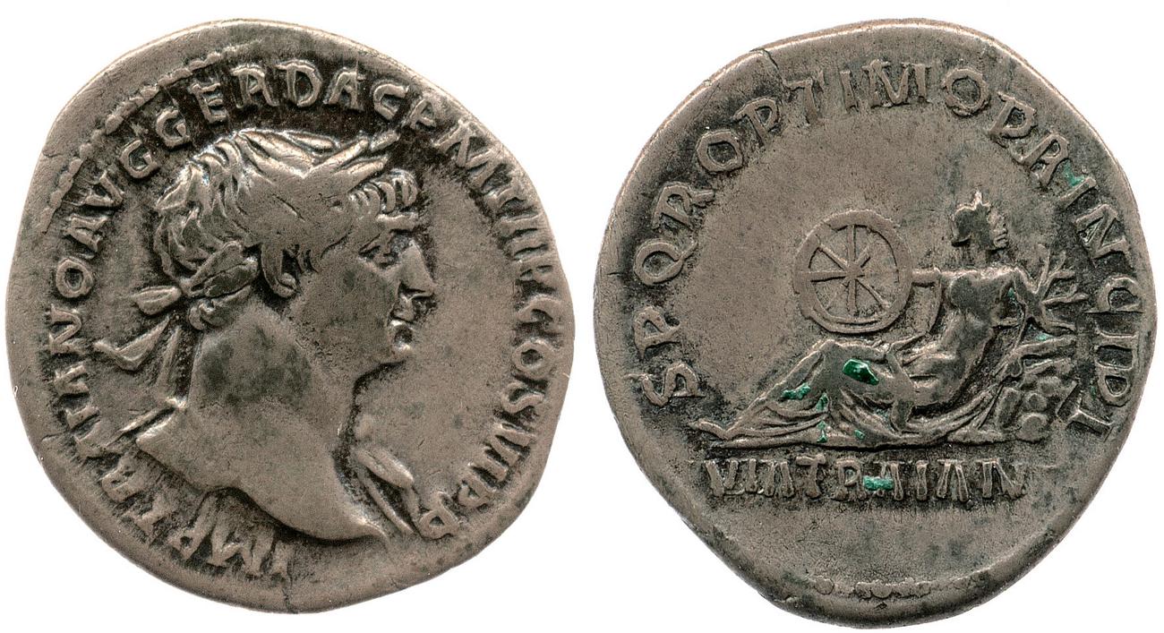 RIC II Trajan 266, аверс, bm