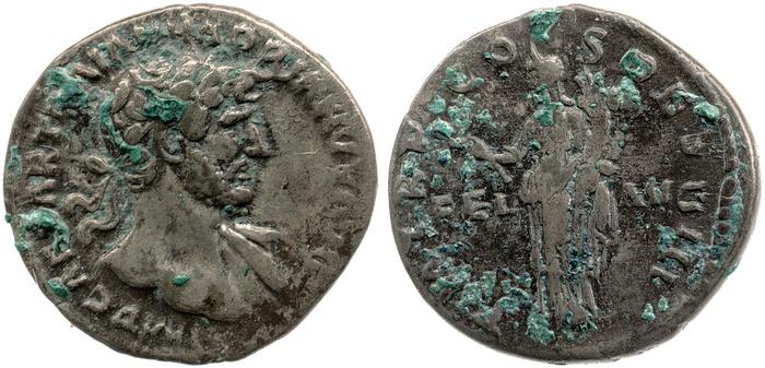 RIC II, Part 3 (second edition) Hadrian 171, реверс, bm