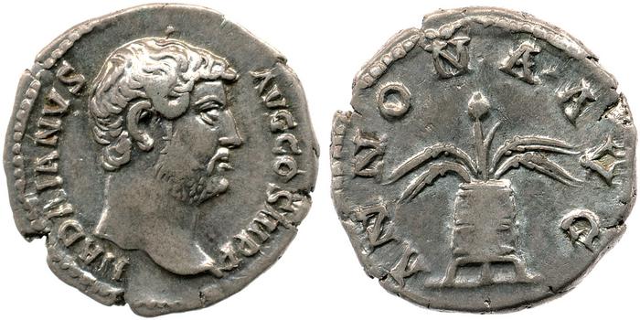 RIC II, Part 3 (second edition) Hadrian 2318, реверс, bm