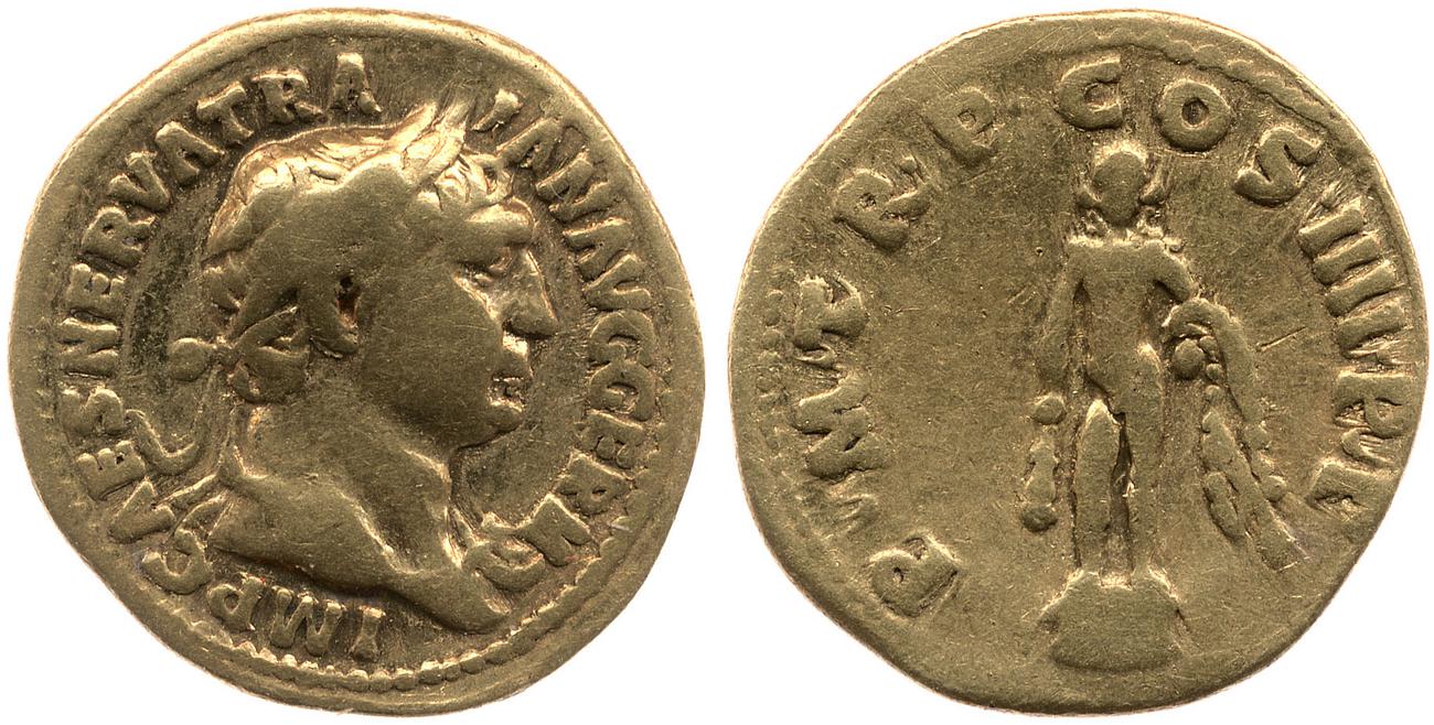 RIC II Trajan 50, аверс, bm