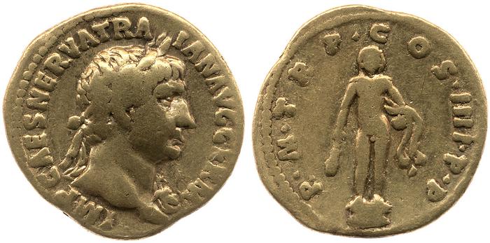 RIC II Trajan 50, реверс, bm