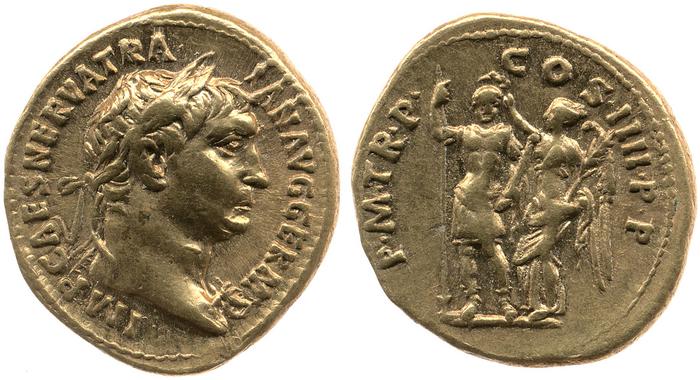 RIC II Trajan 69, реверс, bm