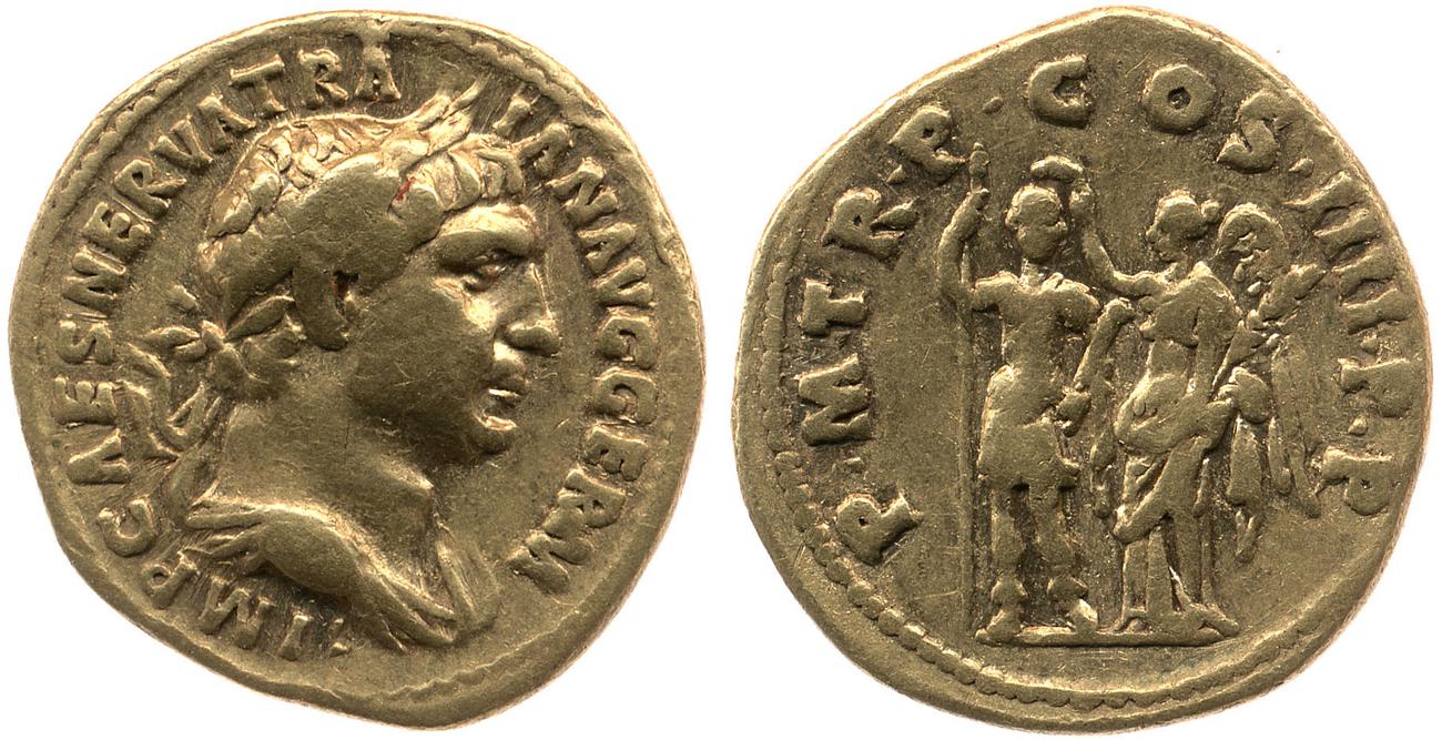 RIC II Trajan 69, аверс, bm
