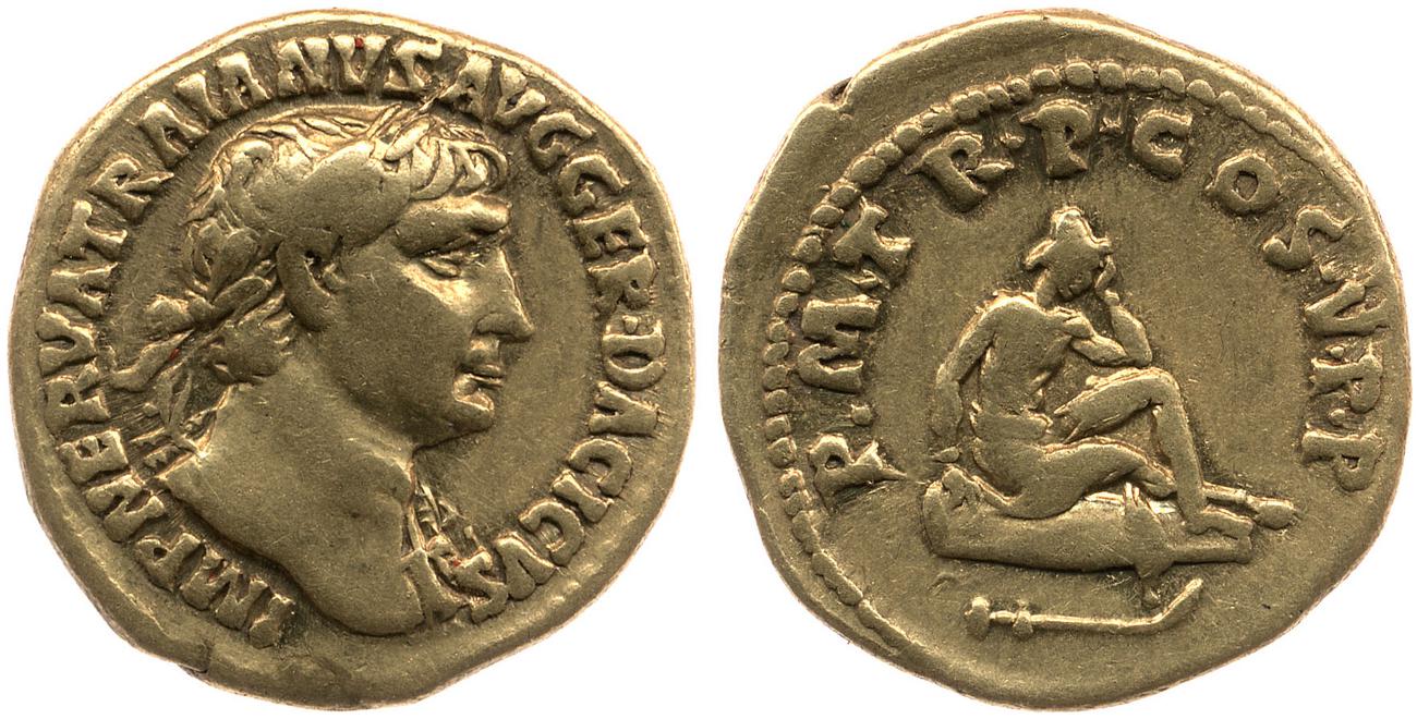 RIC II Trajan 89, аверс, bm