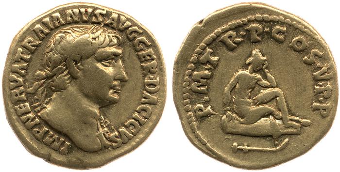 RIC II Trajan 89, реверс, bm