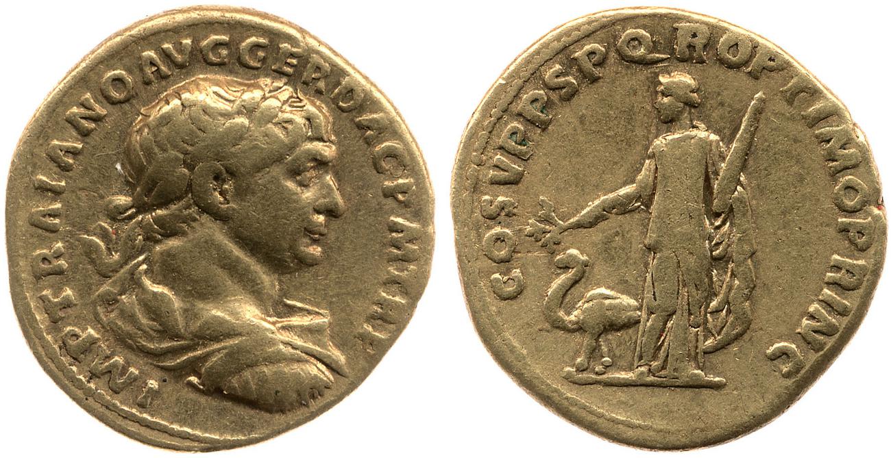 RIC II Trajan 142, аверс, bm