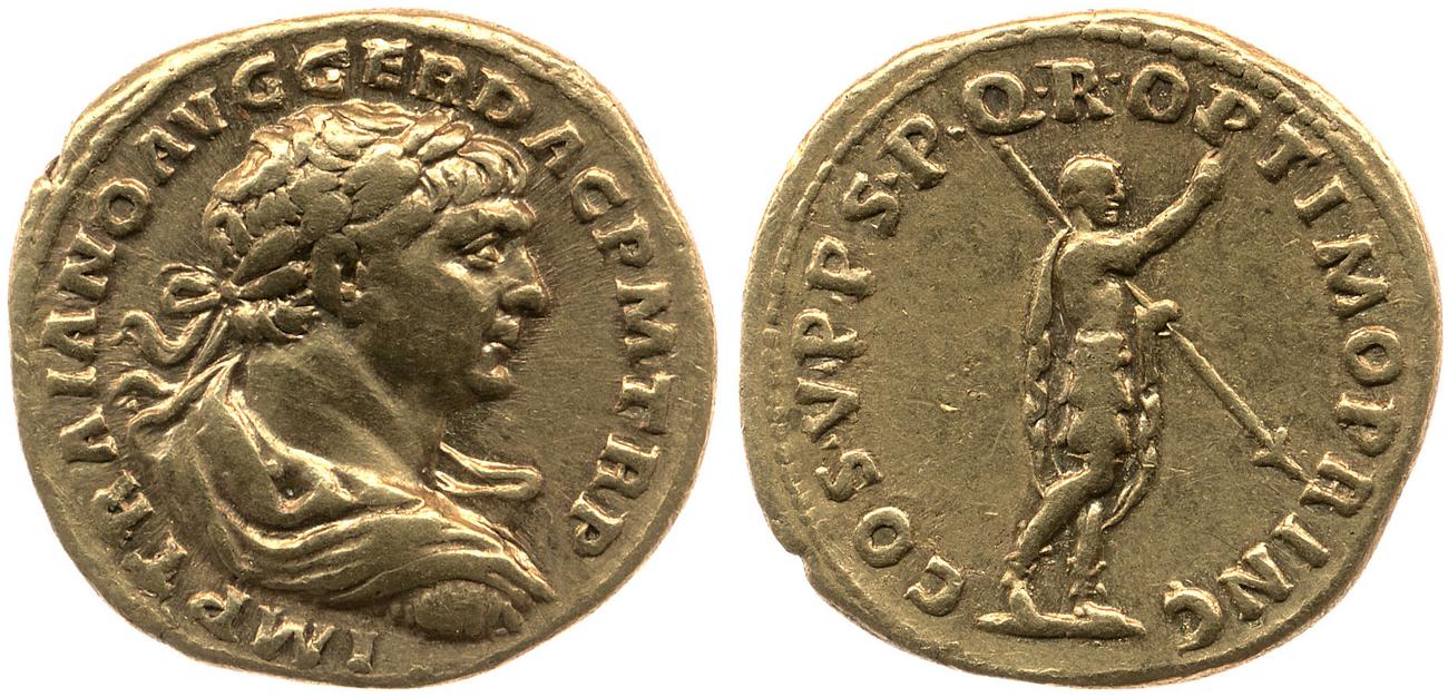 RIC II Trajan 136, аверс, bm