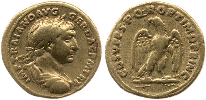 RIC II Trajan 144, реверс, bm