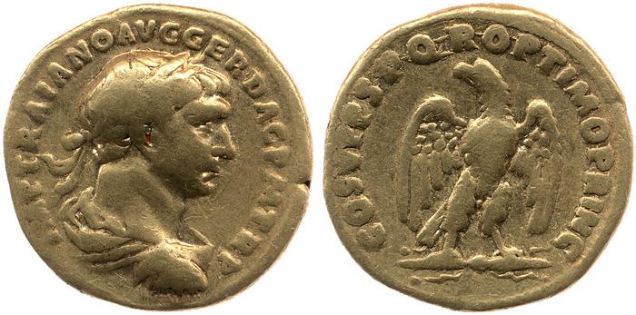RIC II Trajan 144, реверс, bm