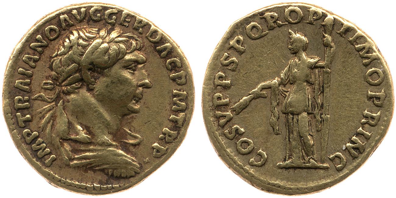RIC II Trajan 109, аверс, bm