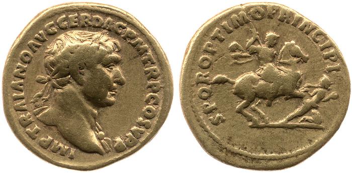 RIC II Trajan 208, реверс, bm