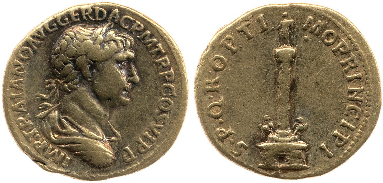 RIC II Trajan 292, аверс, bm