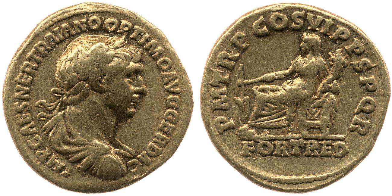 RIC II Trajan 319, аверс, bm