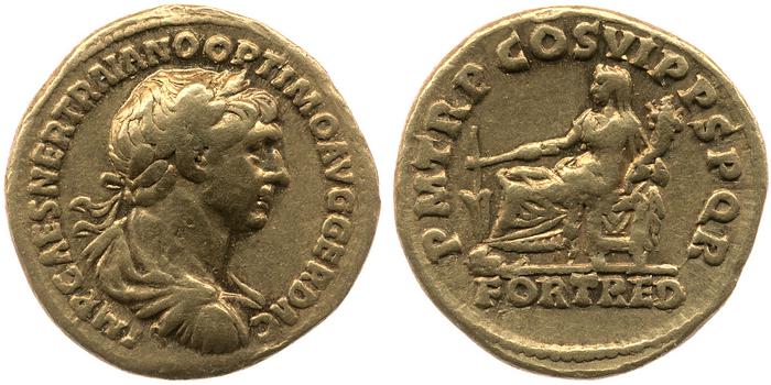 RIC II Trajan 319, реверс, bm