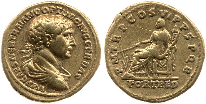 RIC II Trajan 319, реверс, bm
