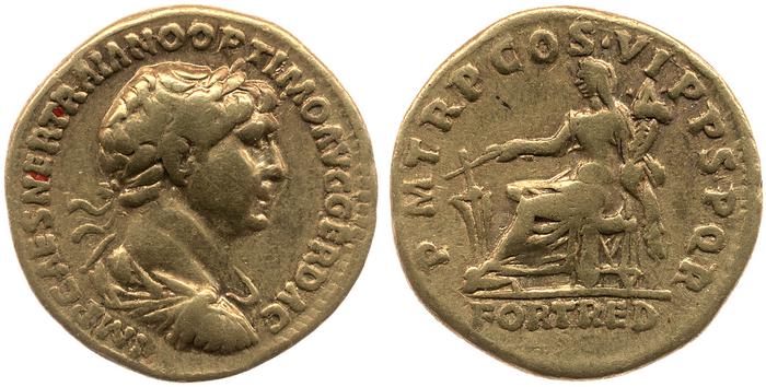 RIC II Trajan 319, реверс, bm