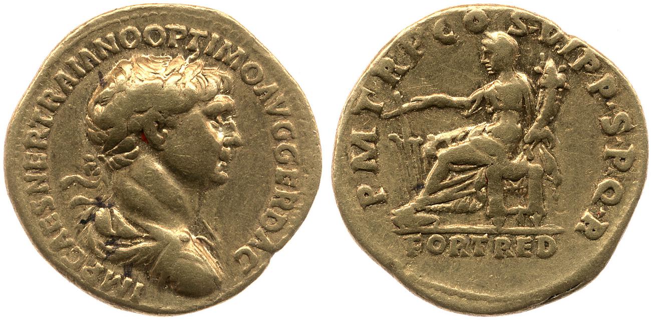 RIC II Trajan 319, аверс, bm