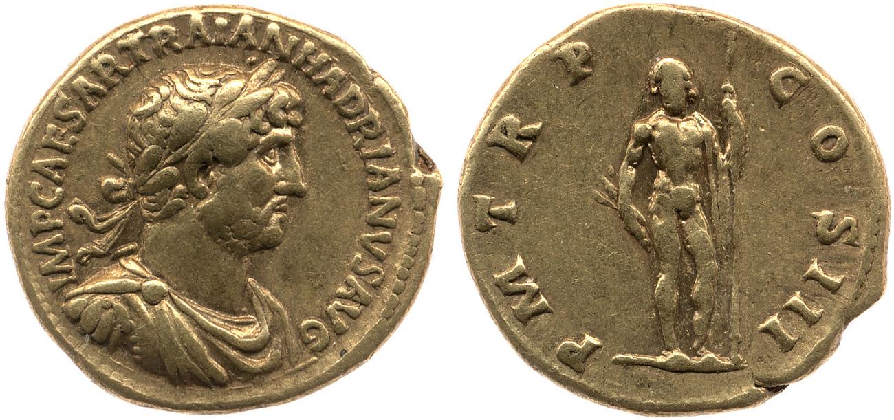 RIC II, Part 3 (second edition) Hadrian 211, аверс, bm