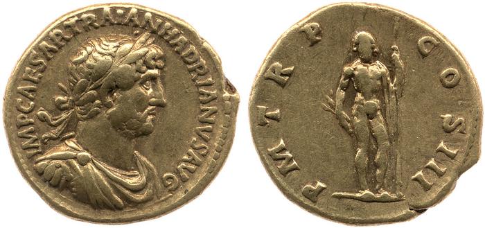 RIC II, Part 3 (second edition) Hadrian 211, реверс, bm