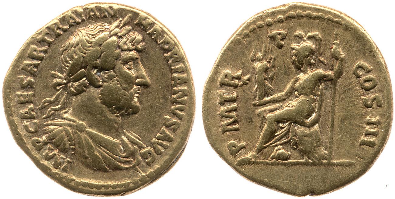 RIC II, Part 3 (second edition) Hadrian 538, аверс, bm