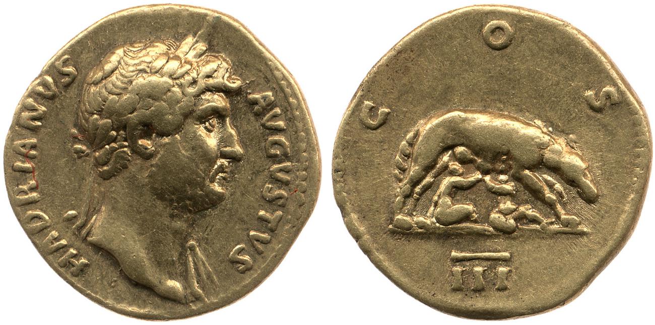 RIC II, Part 3 (second edition) Hadrian 711, аверс, bm