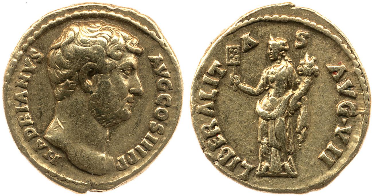 RIC II, Part 3 (second edition) Hadrian 2214, аверс, bm