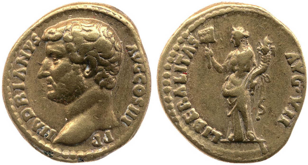 аверс RIC II, Part 3 (second edition) Hadrian 2216