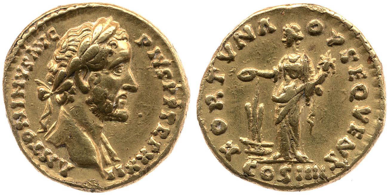 аверс RIC III Antoninus Pius 286B