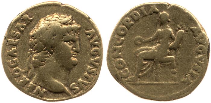 RIC I (second edition) Nero 48, реверс, bm