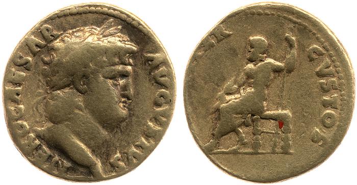 RIC I (second edition) Nero 52, реверс, bm