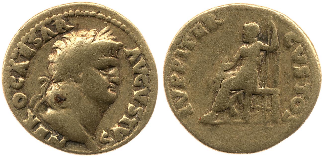 RIC I (second edition) Nero 52, аверс, bm