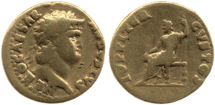 RIC I (second edition) Nero 52, реверс, bm