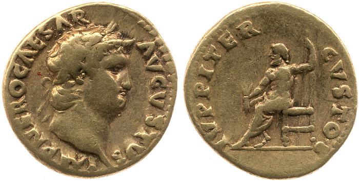 RIC I (second edition) Nero 63, реверс, bm