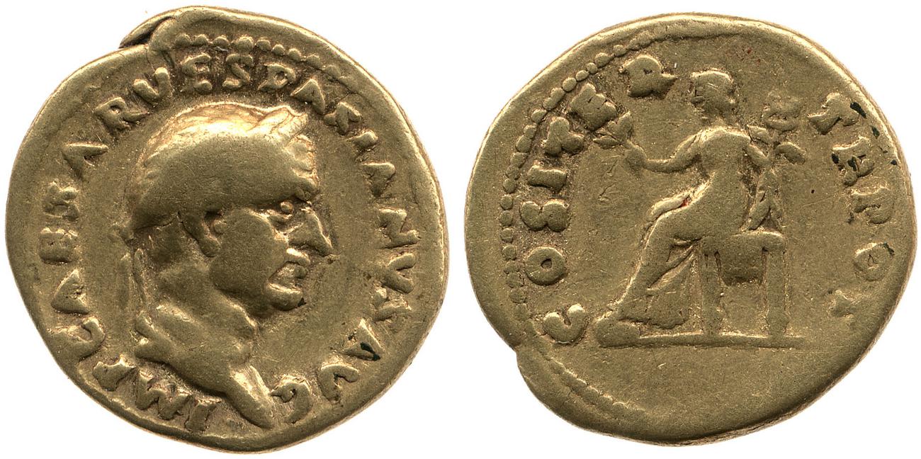 RIC II, Part 1 (second edition) Vespasian 28, аверс, bm