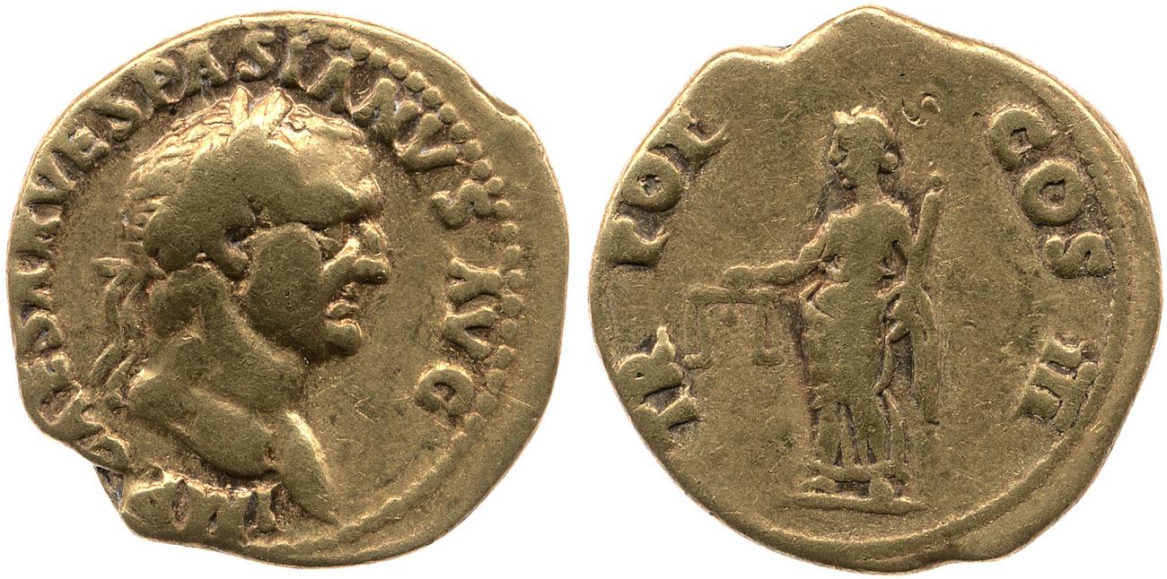 RIC II, Part 1 (second edition) Vespasian 1114, аверс, bm