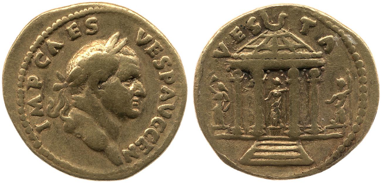 RIC II, Part 1 (second edition) Vespasian 515, аверс, bm