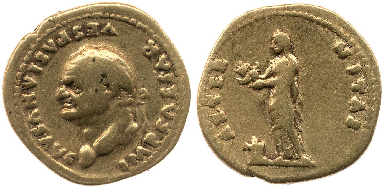 RIC II, Part 1 (second edition) Vespasian 839, аверс, bm